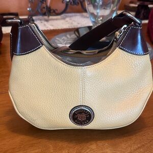 Dooney & Bourke deep yellow and Brown Shoulder Hand Bag